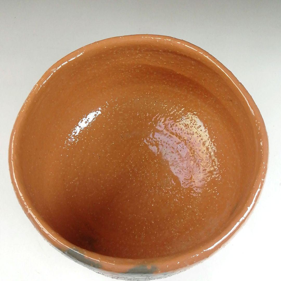 Ｓ９１０　茶碗　『のんこう写　鳳林』『赤茶碗』『伊東桂楽 造』　共箱　茶道具