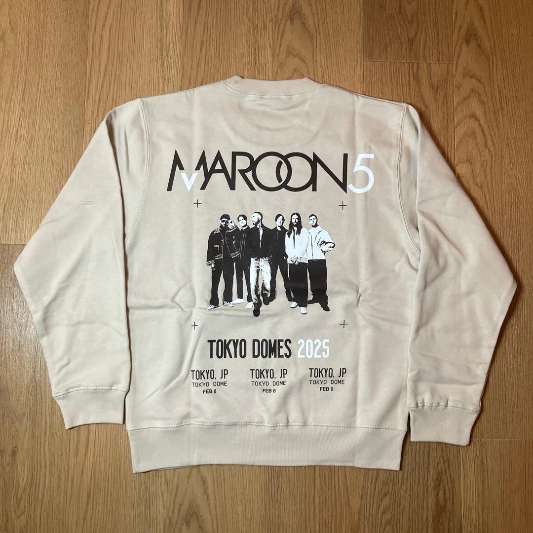 【未使用品】マルーン5 2025年 来日 ポップアップストア限定 トレーナー S