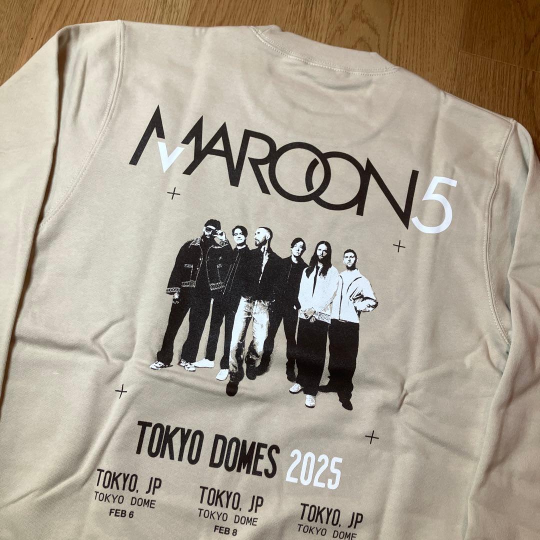 【未使用品】マルーン5 2025年 来日 ポップアップストア限定 トレーナー S