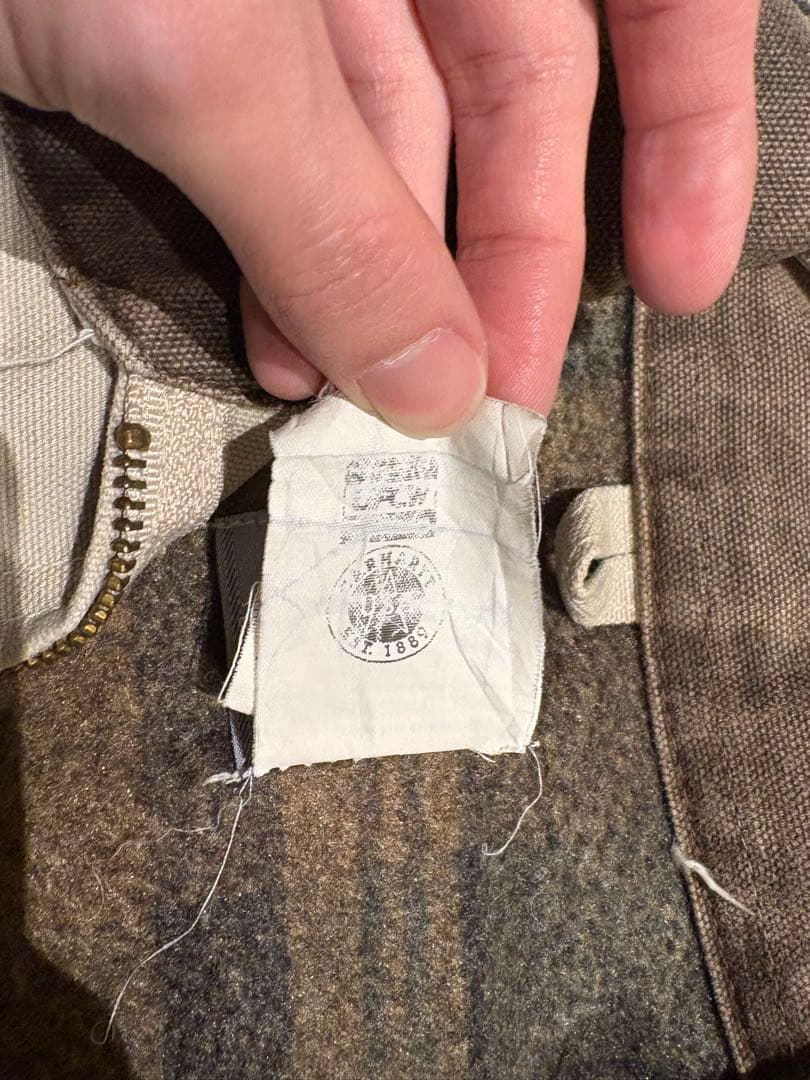 90s USA製 Carhartt デトロイトジャケット J76 STN