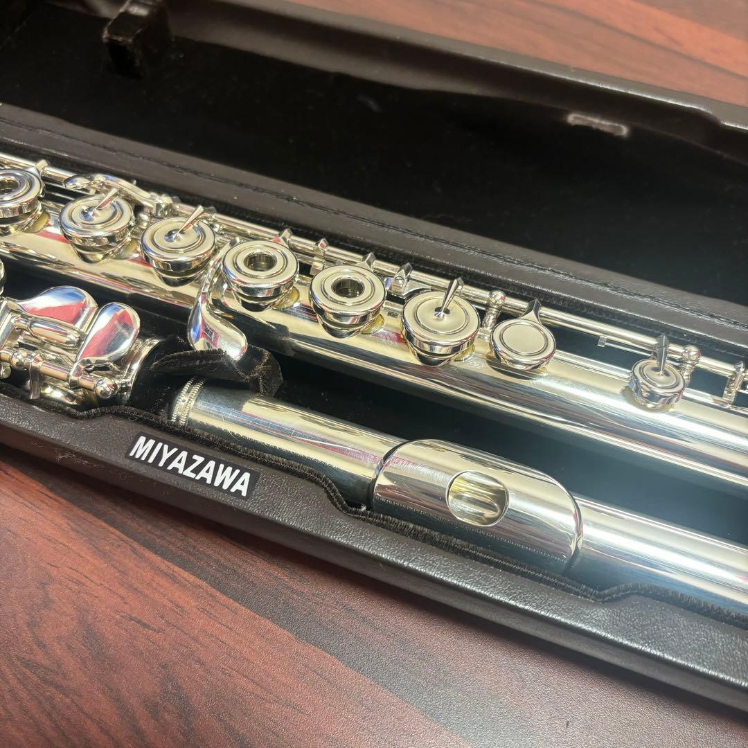 ミヤザワ フルート アトリエⅠ 頭部管銀製モデル インラインリングキー