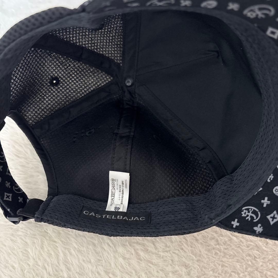 カステルバジャック モノグラム柄 メッシュキャップ