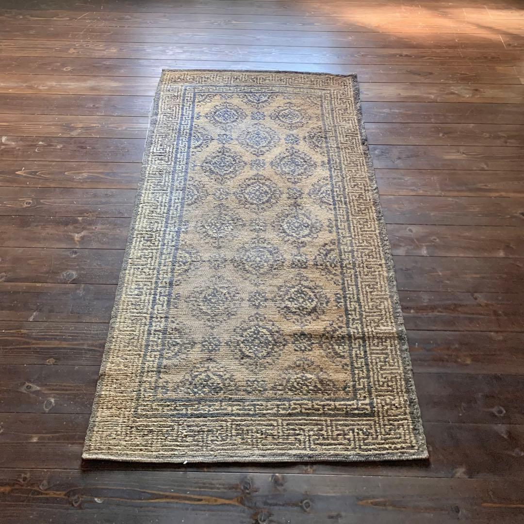 古い 段通 古道具 アンティーク