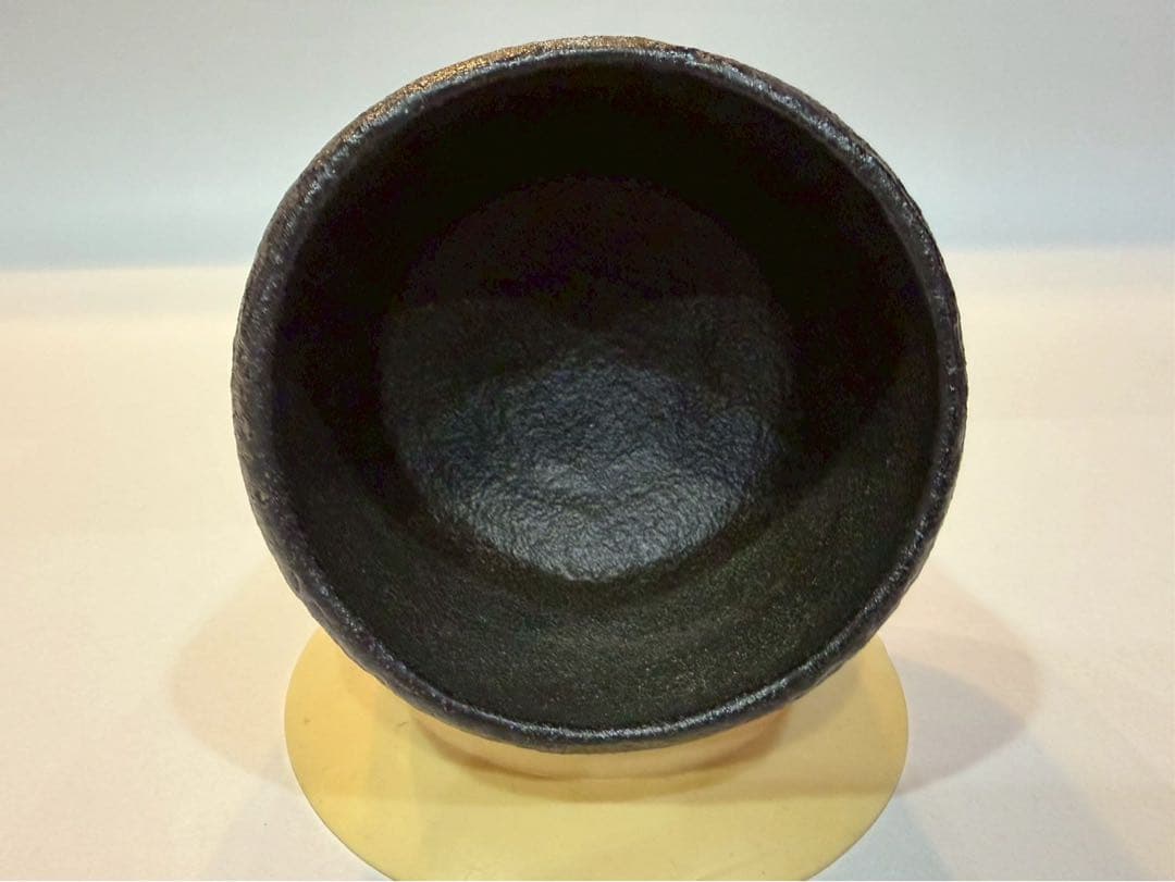 佐々木昭楽 黒楽 茶碗　長次郎法輪寺うつし