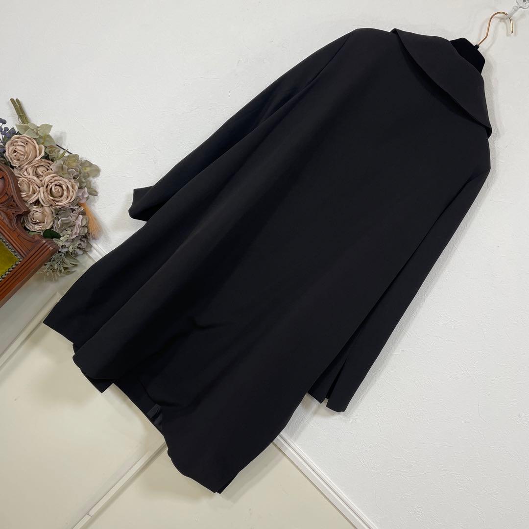 美品 大きいサイズ　Madame HIROKO ブラック　フォーマル コート