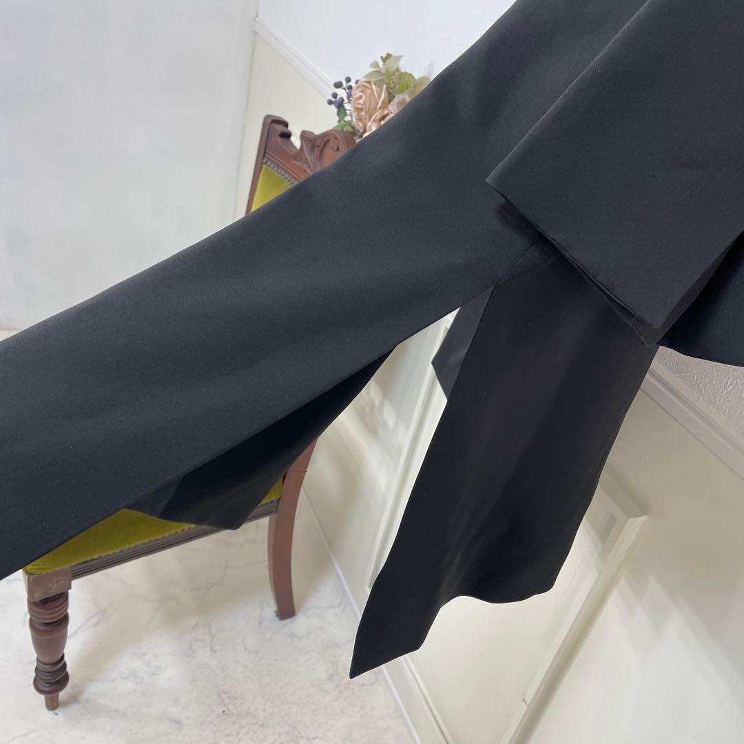 美品 大きいサイズ　Madame HIROKO ブラック　フォーマル コート