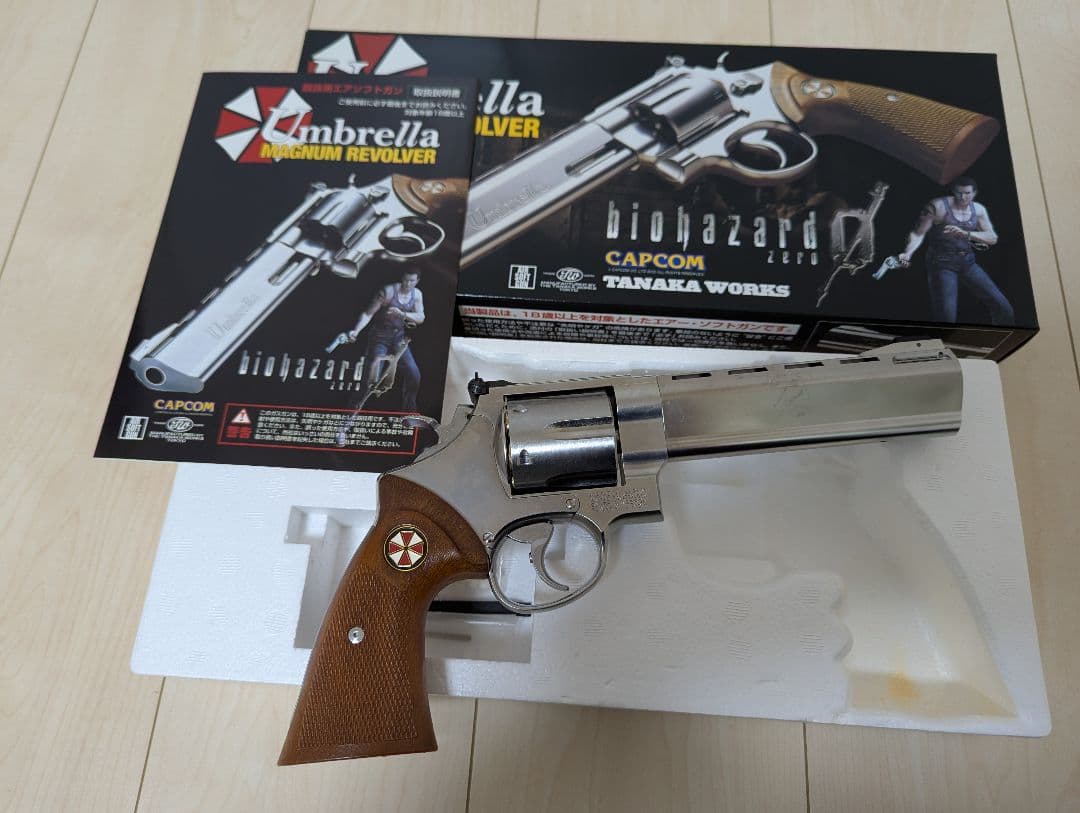 美品　TANAKA タナカ バイオハザード0 アンブレラ　マグナムリボルバー