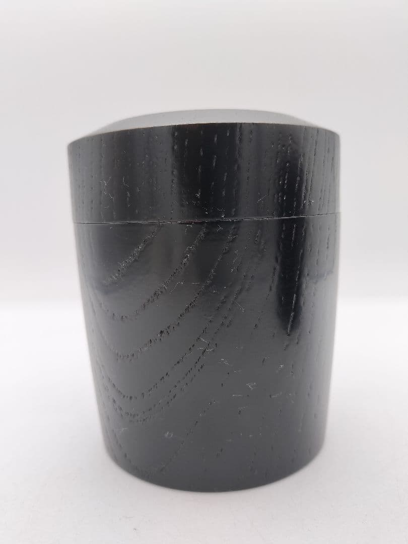 c760 詰棗 一双 木製掻合　挽家 詰茶入　茶道具 古物