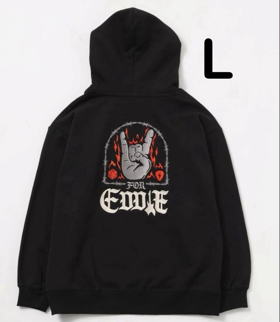 ◆新品◆【STRANGER THINGS】コラボグラフィックパーカー ブラック