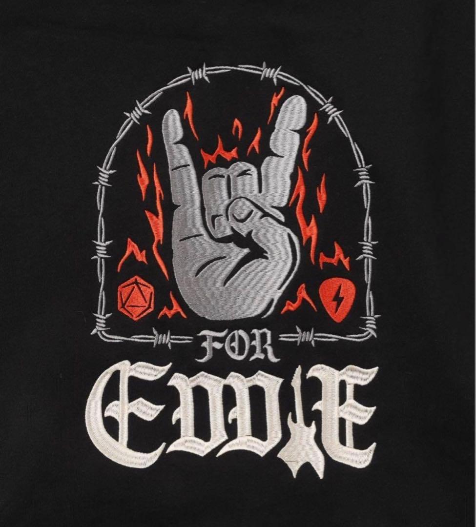 ◆新品◆【STRANGER THINGS】コラボグラフィックパーカー ブラック