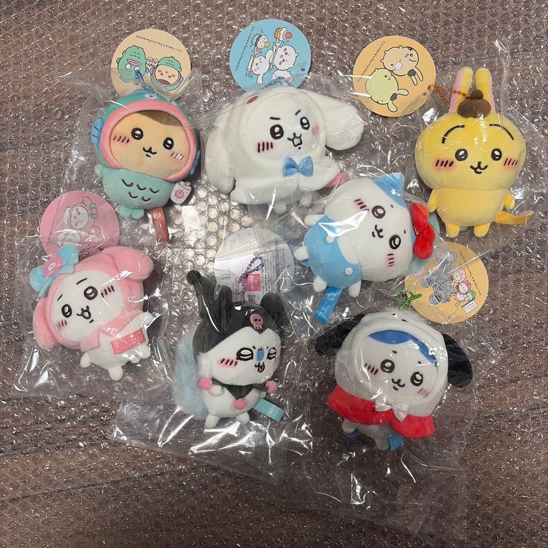 ちいかわ サンリオキャラクターズ ぷちミニマスコット 7種コンプリートセット