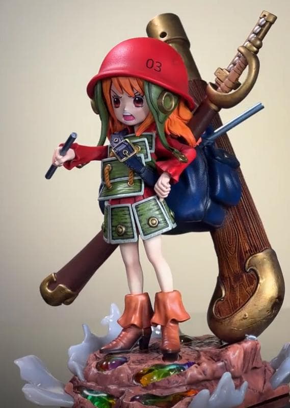 ワンピース フィルム ゼット 子供時代 ナミ フィギュア ガレージキット