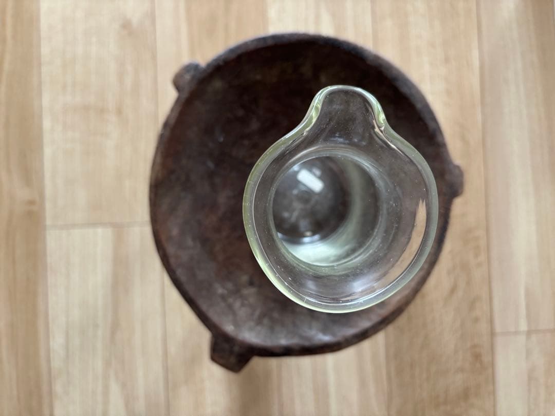 安土忠久氏作 吹きガラスピッチャー