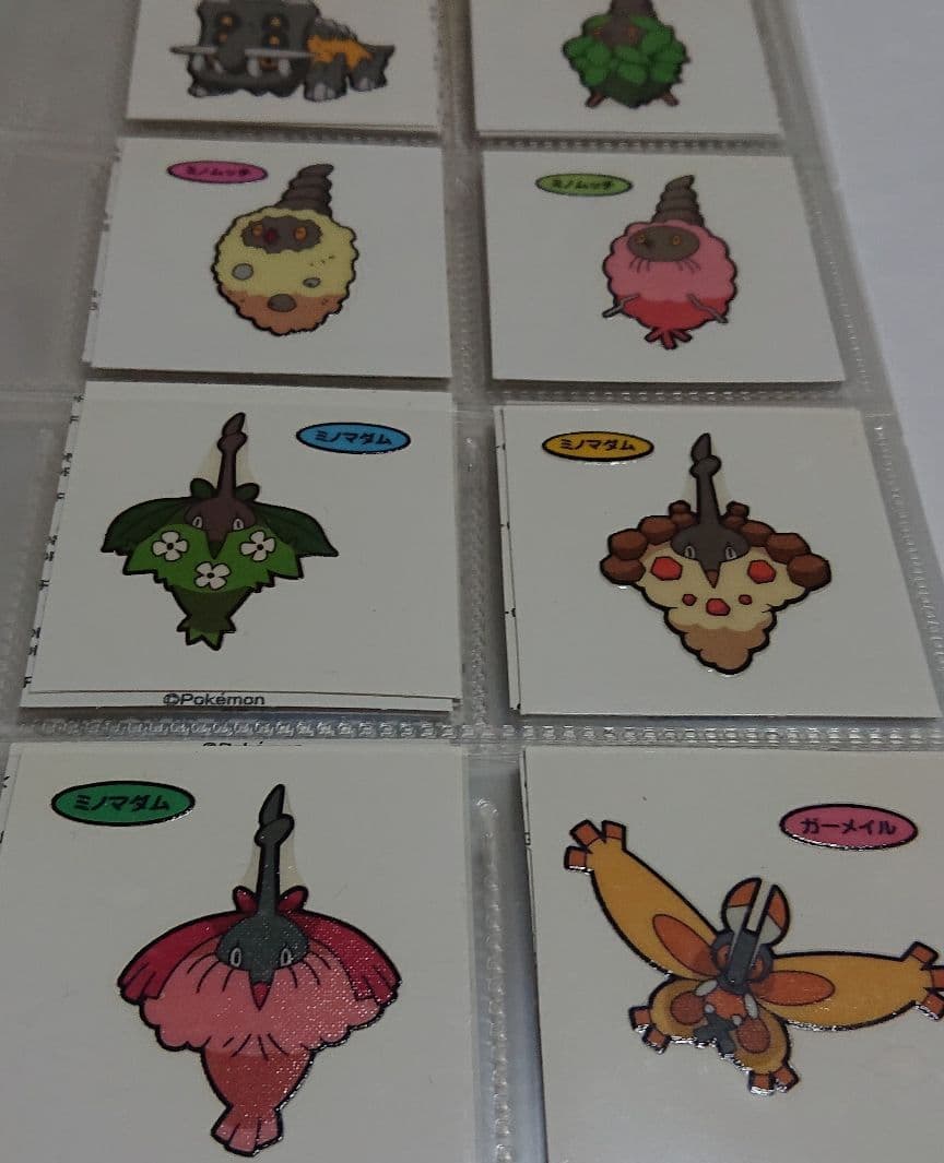 デコキャラシール510枚図鑑ナンバー1から491まで　シールホルダー付き
