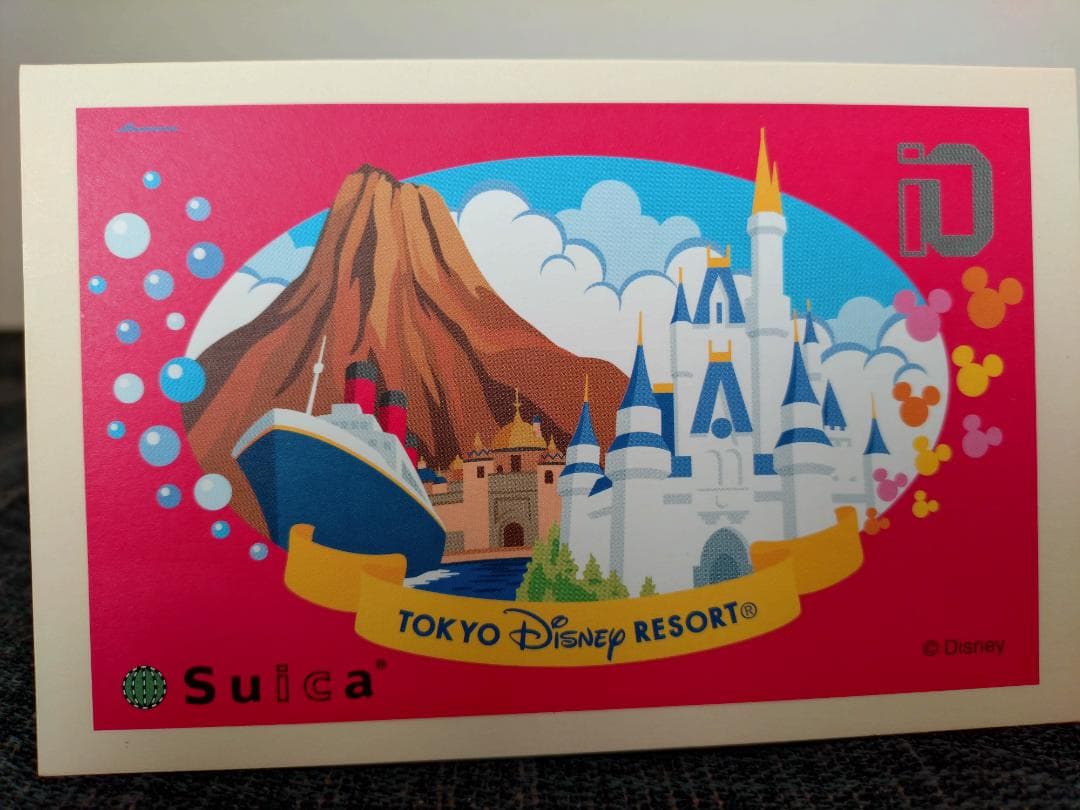 【新品・未使用】ディズニーリゾートオリジナル記念Suica（限定品）