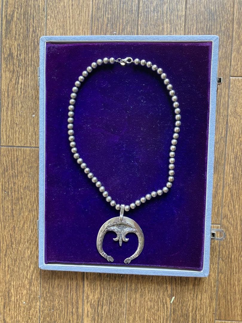 ハンドメイドナジャ、ナバホ族パールビーズネックレス