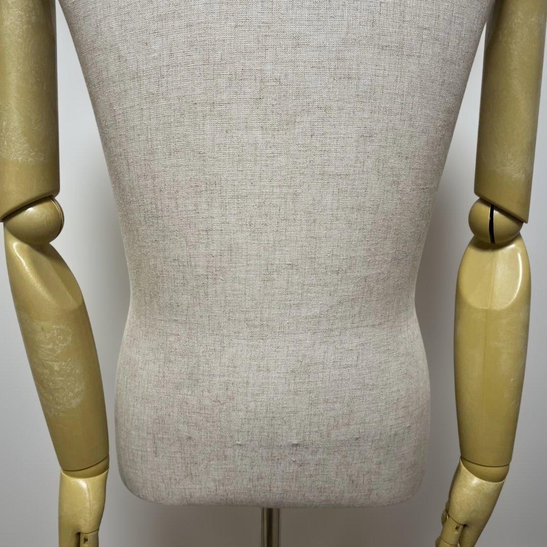 メンズ布製トルソー　マネキン 男性　高さ調整可能　金属スタンド付き