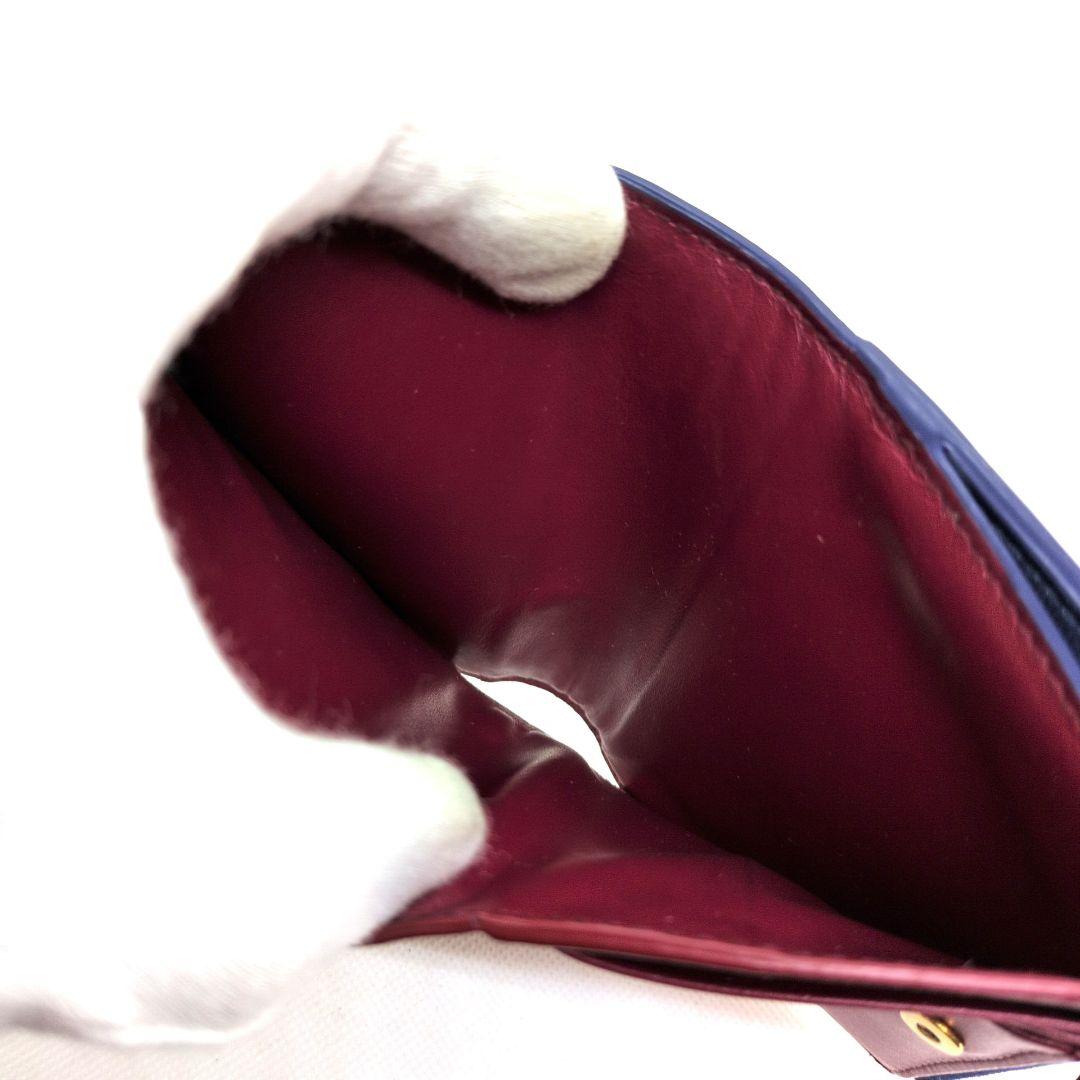 【極美品 RFID搭載 現行】ボッテガヴェネタ　スモールカセット　バイカラー