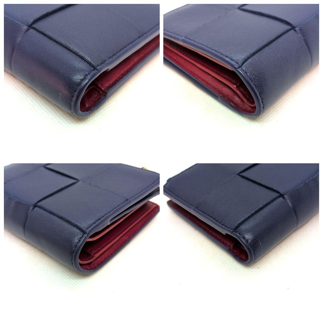 【極美品 RFID搭載 現行】ボッテガヴェネタ　スモールカセット　バイカラー