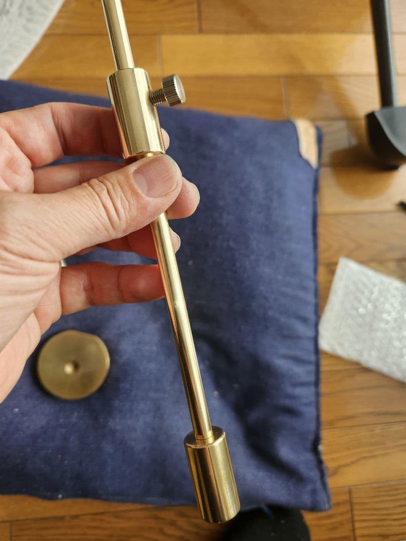 匠　エンドピン 　バスクラリネット　チップ　　ストッパー　真鍮板　おまけ付き