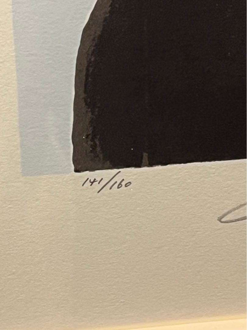 フジコ・ヘミング　「人形を抱く少女」2008年制作限定160 　シルクスクリーン