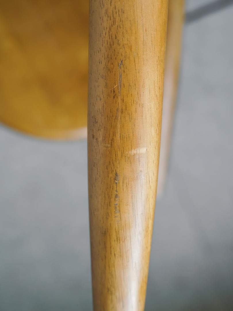 ヴィンテージ 木製スツール/丸椅子 2脚 古道具 ミッドセンチュリー モダン