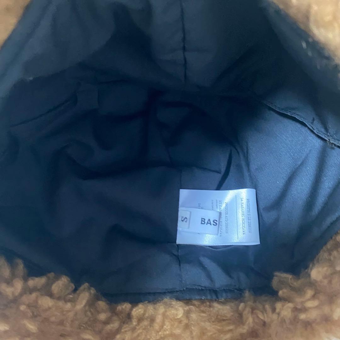 Basicks ベイシックス クマ耳ニット帽 茶 ブラウン S