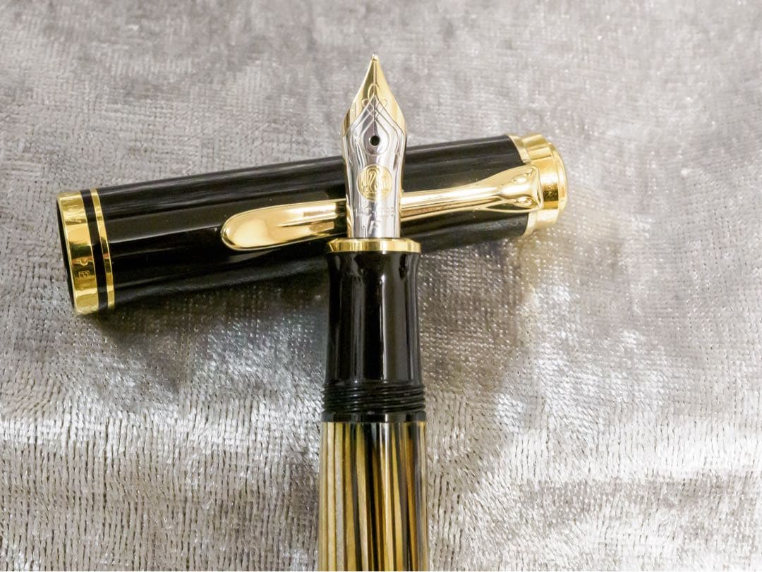 Pelikan スーベレーン M400 茶縞 ニブF　2016年発売限定品