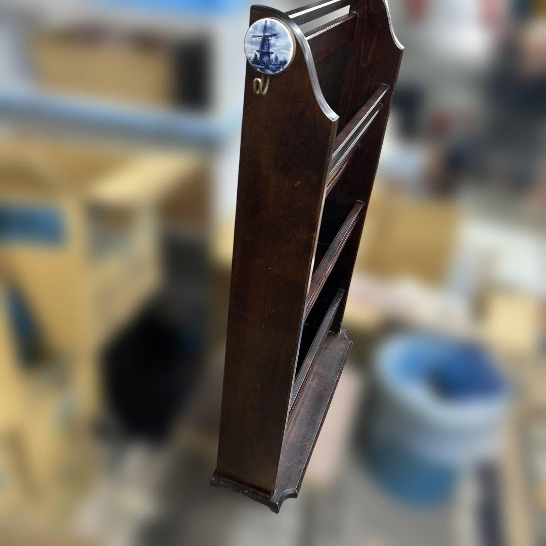 北海道民芸家具 スリッパラック マガジンラック 棚 アンティーク ビンテージ♪