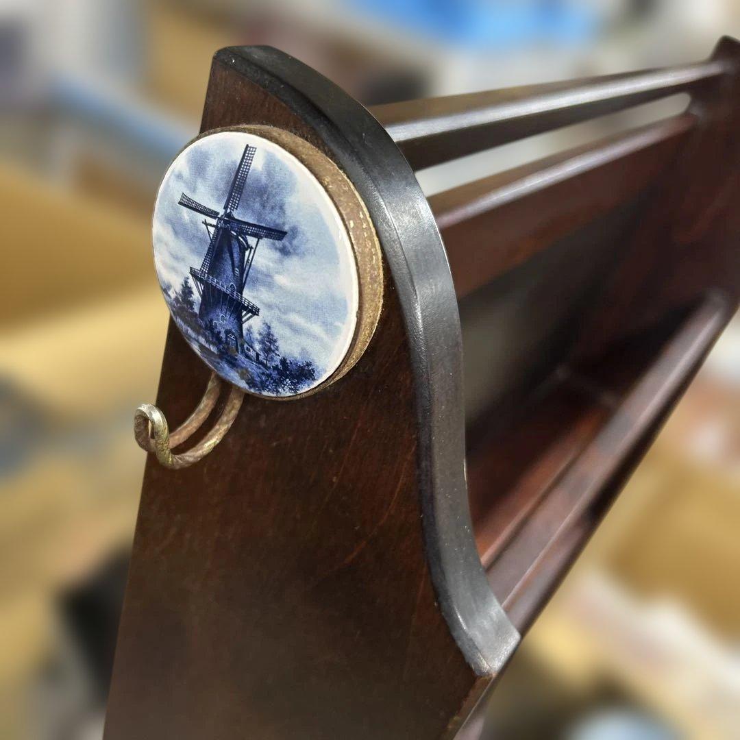 北海道民芸家具 スリッパラック マガジンラック 棚 アンティーク ビンテージ♪