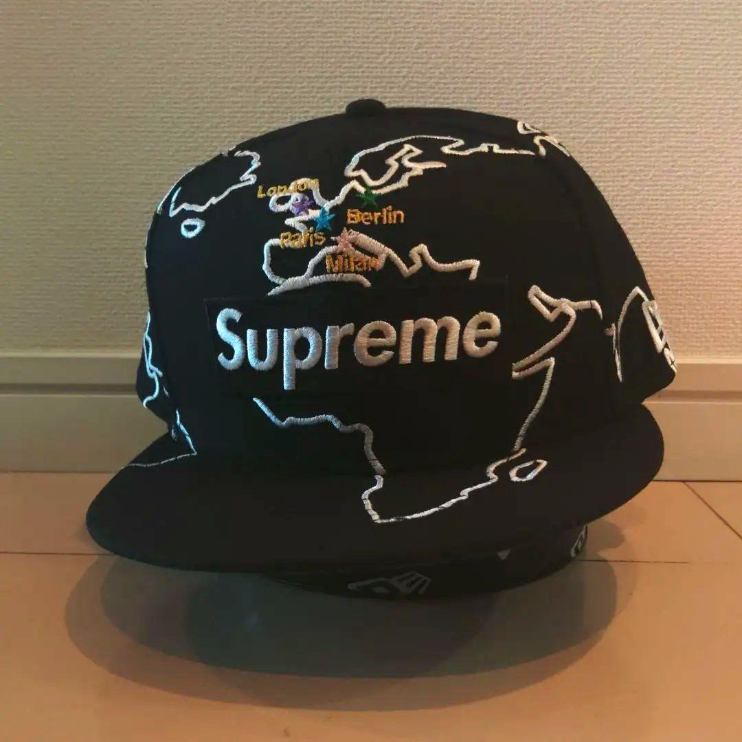 Supreme 2023FW Worldwide Box Logoキャップ