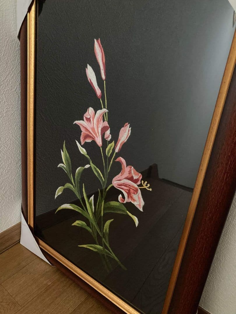 刺繍の絵、半額で