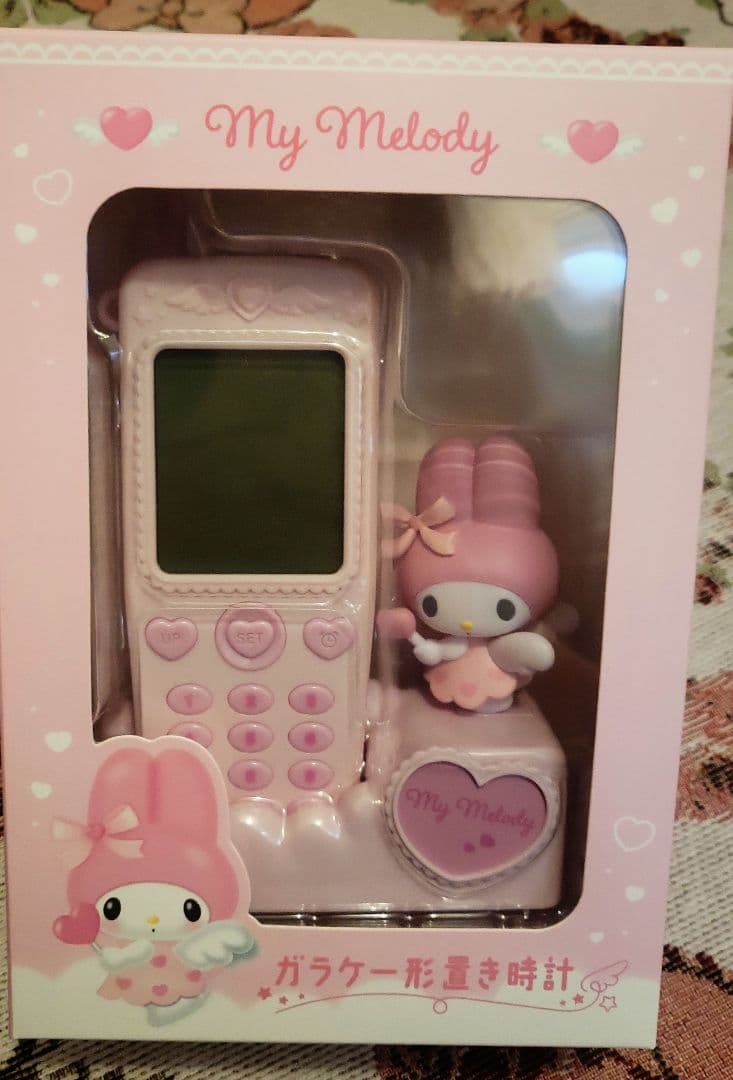ガラケー形置き時計 サンリオ マイメロディ