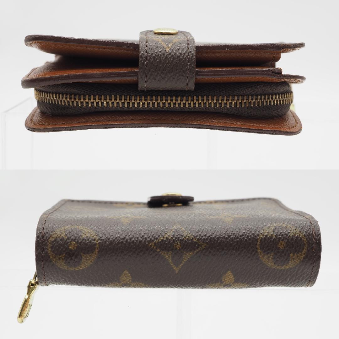 ルイヴィトン モノグラム コンパクトジップ 二つ折り財布