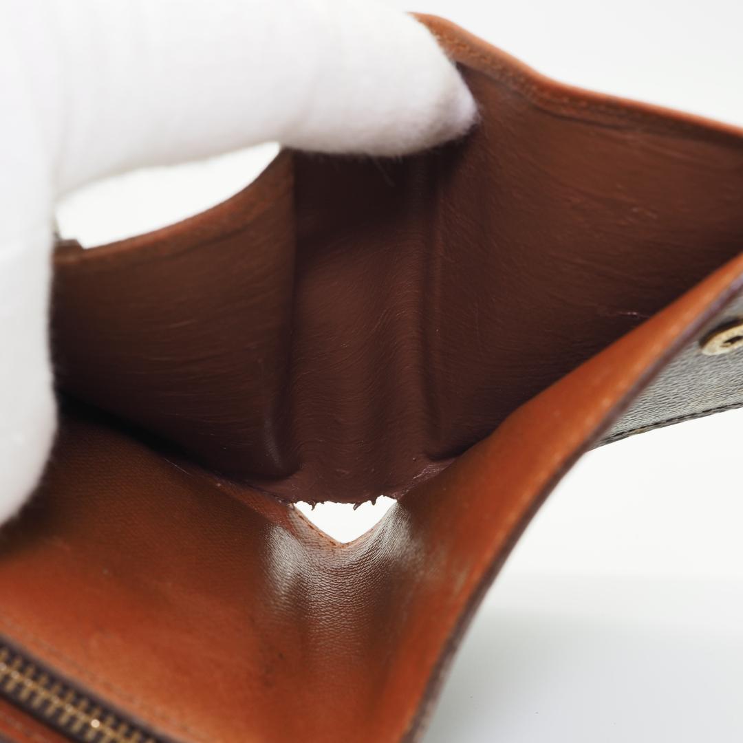 ルイヴィトン モノグラム コンパクトジップ 二つ折り財布