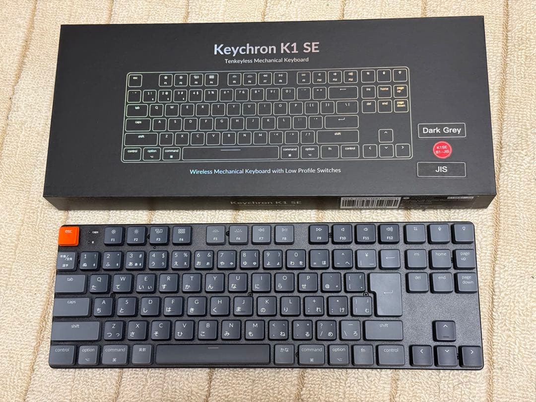新品同様です Keychron K1 SE 赤軸 RGBライト JIS配列
