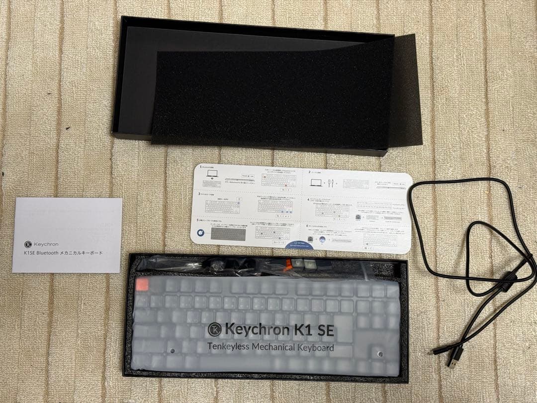 新品同様です Keychron K1 SE 赤軸 RGBライト JIS配列