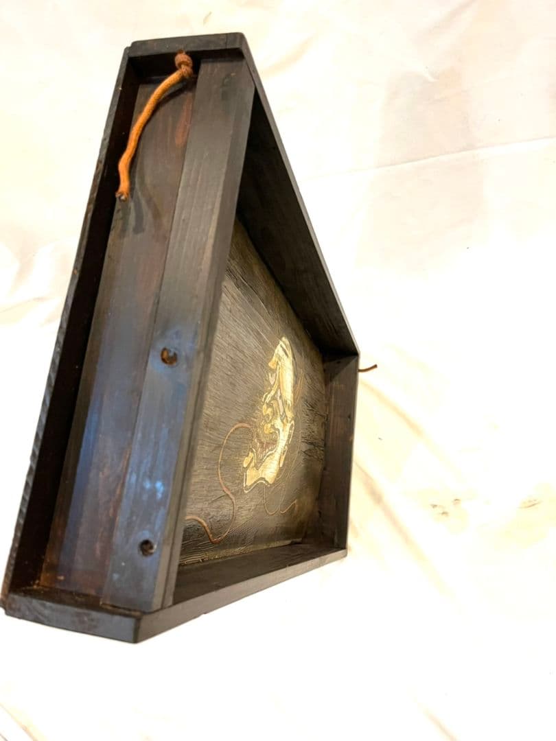 骨董　般若面の図　飾り