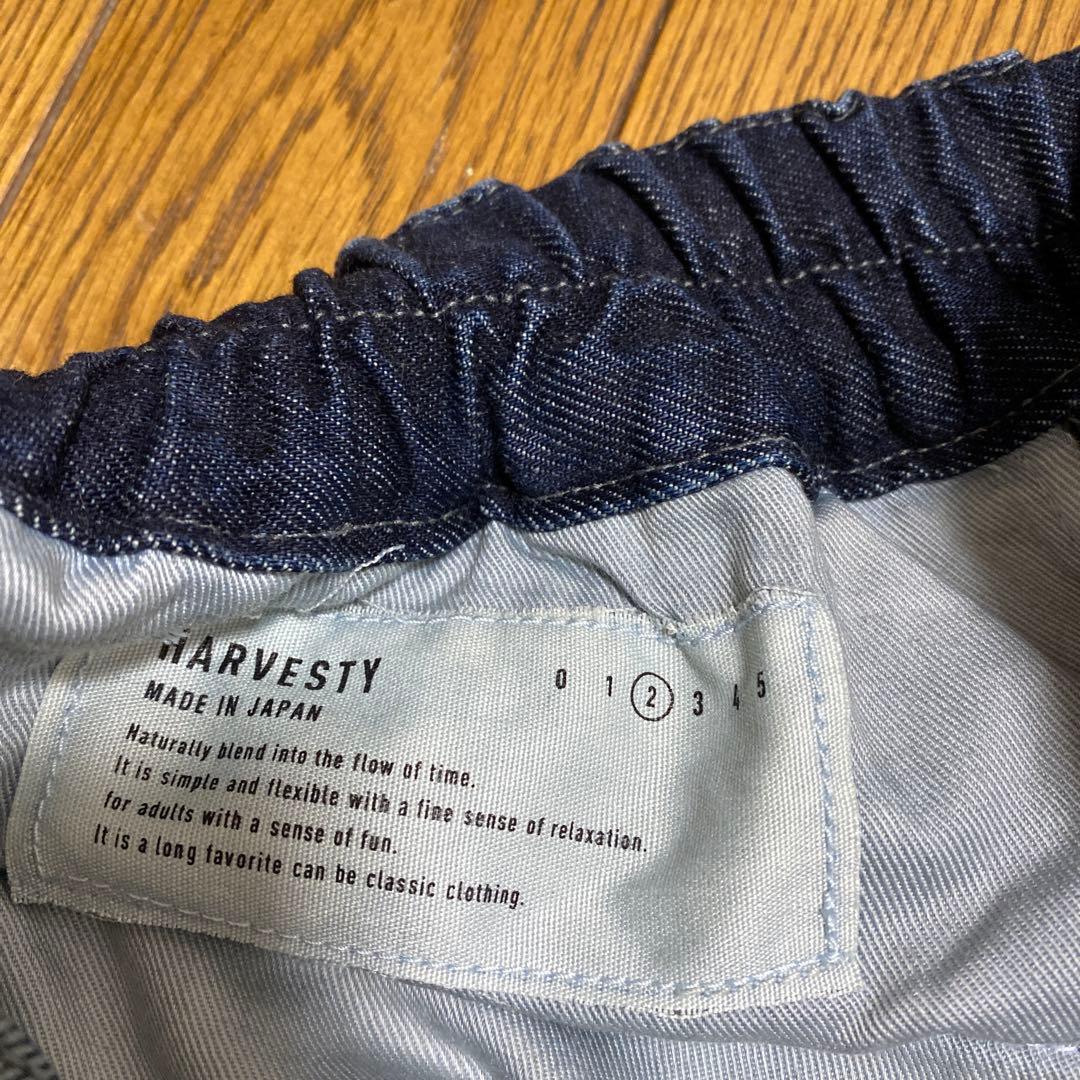ハーベスティ デニムサーカスパンツ　L