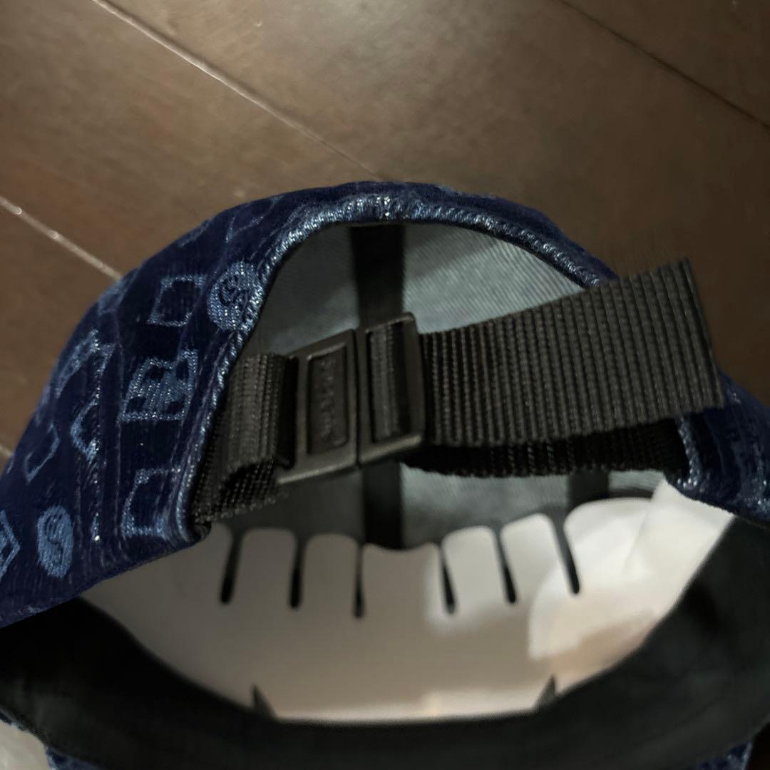 Supreme ネイビー コーデュロイキャップCampCap Blue 24AW