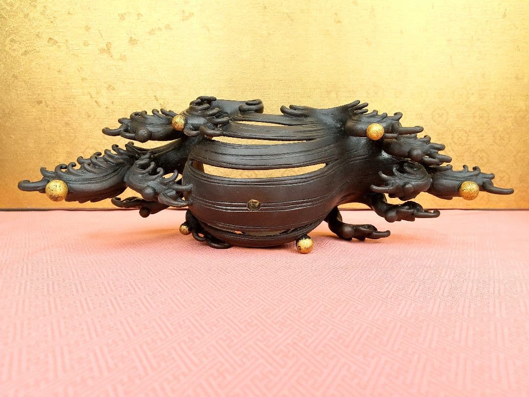 【お値下げしました！】銅製　波兎　置物　卯