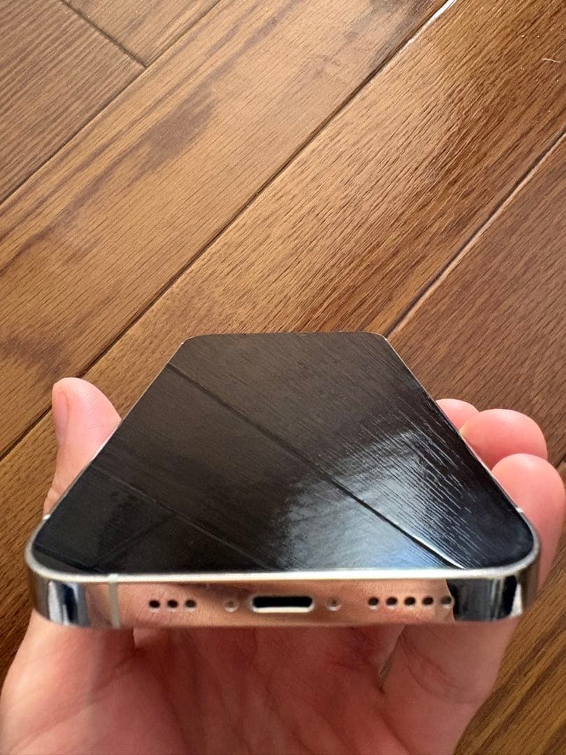 iPhone12Pro128GB シルバー SIMフリー　両面モバイルe-コート