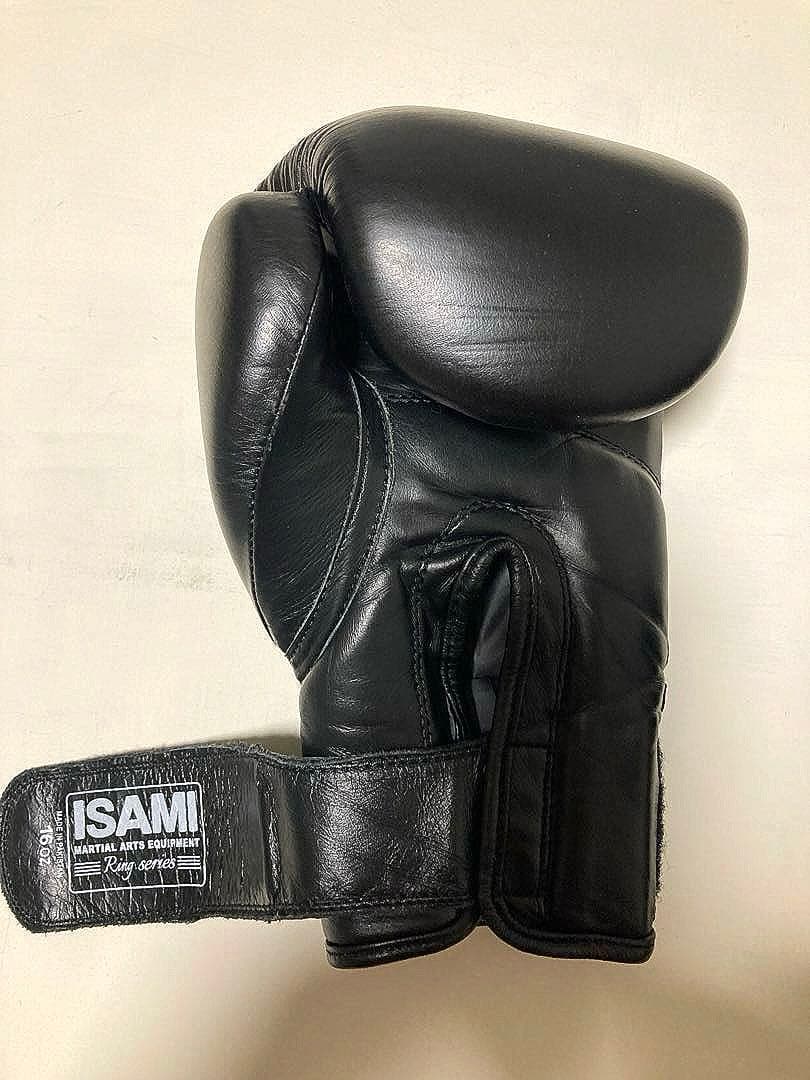 ISAMI ボクシンググローブ 黒 レザー