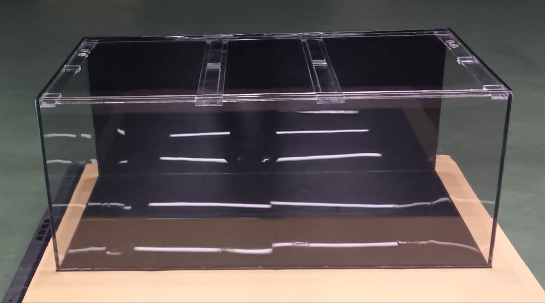 アクリル水槽 W1200 D700 H450 二面ブラック ワンオフ 佐川発送