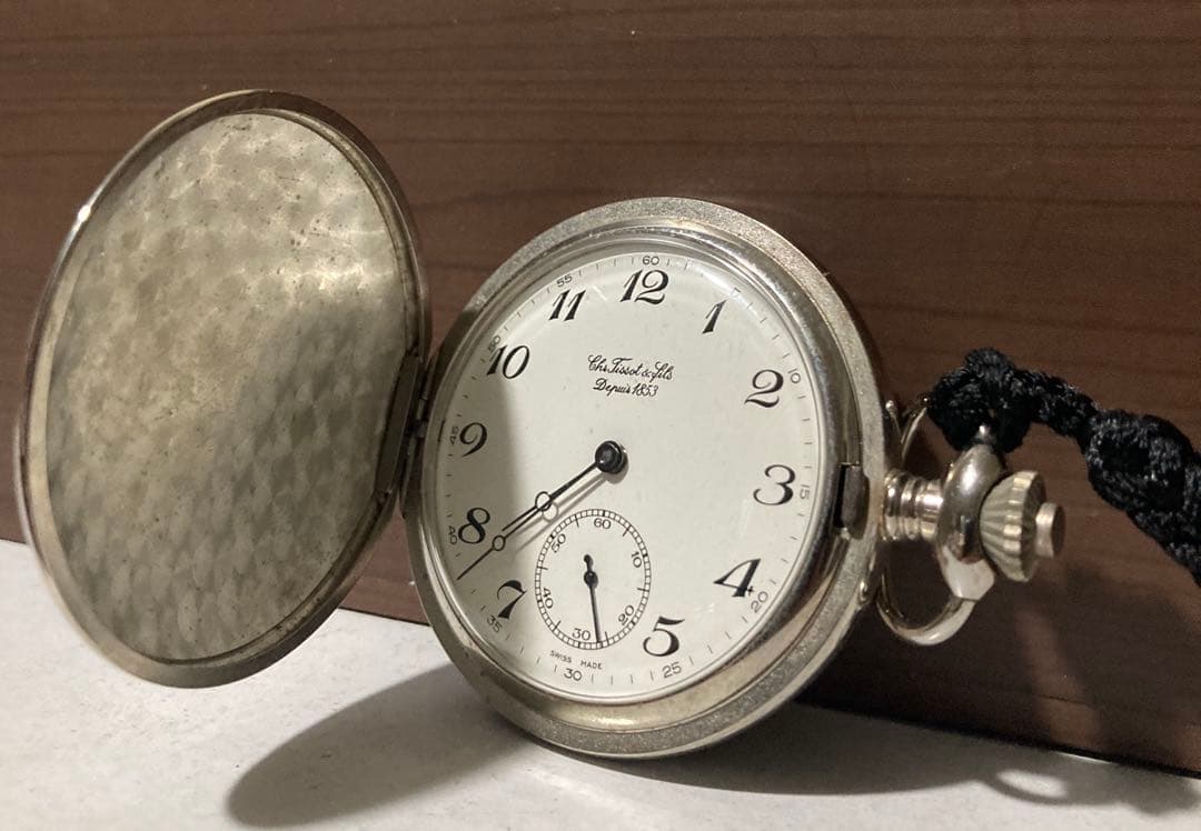 激レア ティソ TISSOT 1853 サボネット懐中時計Y561-288 手巻