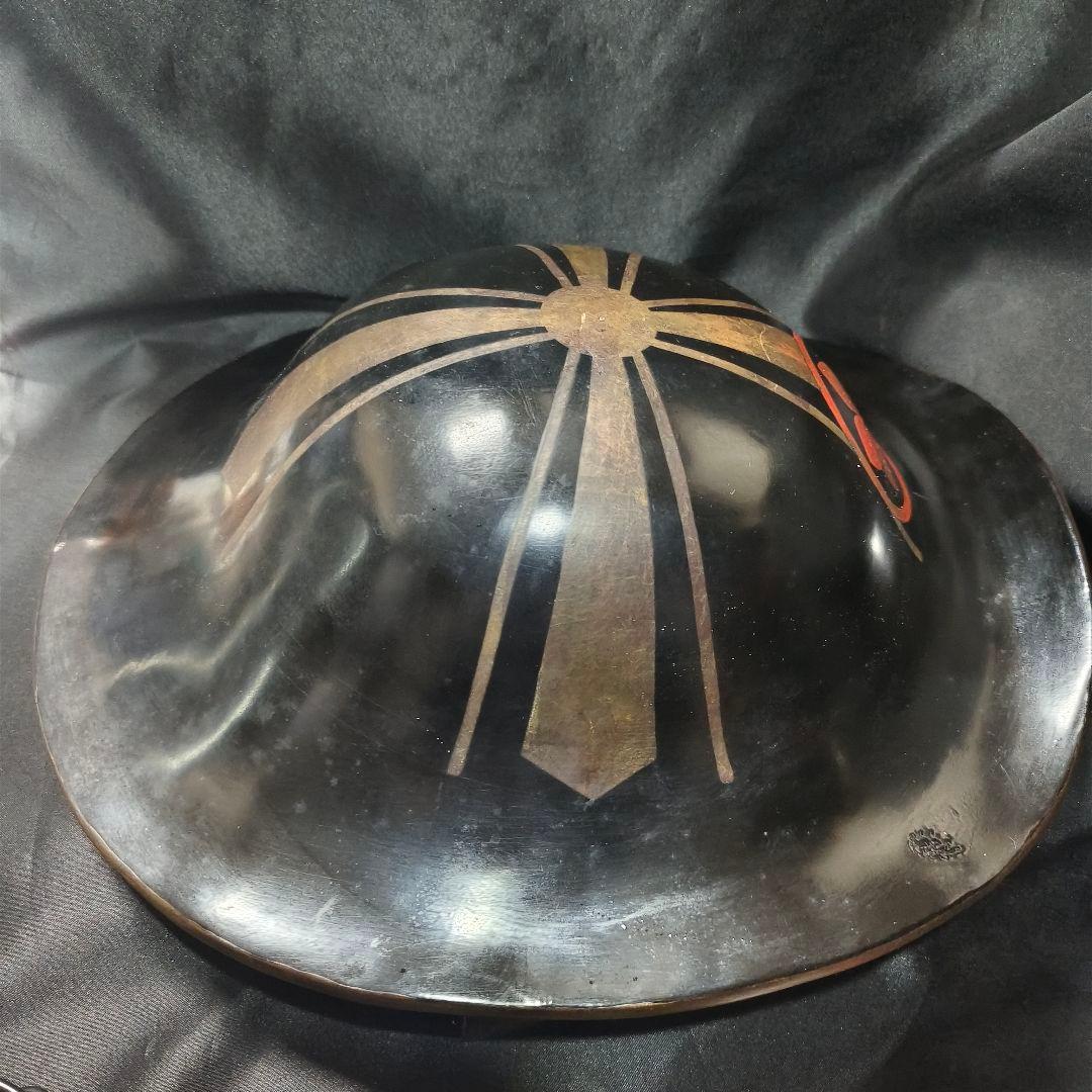 家紋付陣笠 本家 江戸骨董 時代物 漆塗り 古美術 旧家蔵出 蒐集家放出極上品