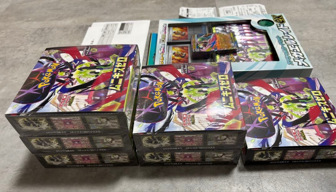 6BOX ポケモンカードゲーム ムニキスゼロ ボックス&スペシャルセット