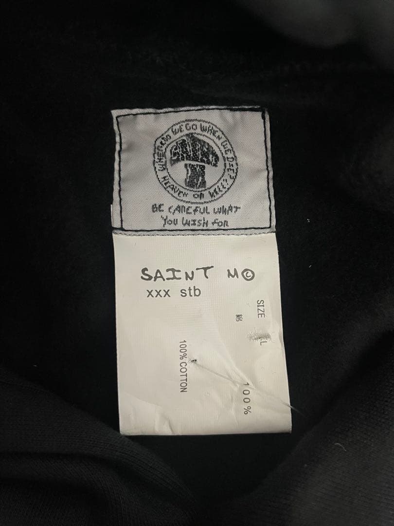 SAINT M××××× セントマイケル ARCH SAINT パーカー 黒 L