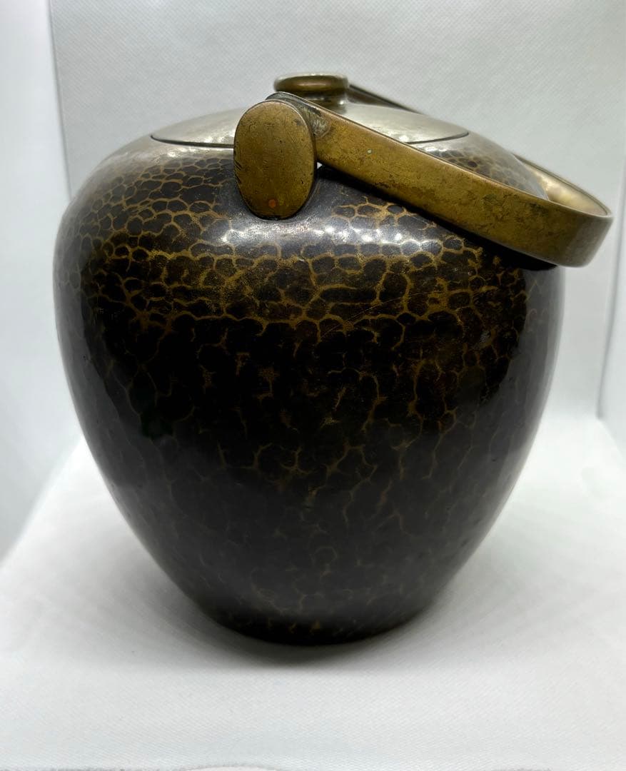 铜製やかん　昭和レトロ　骨董品　古道具(y458)