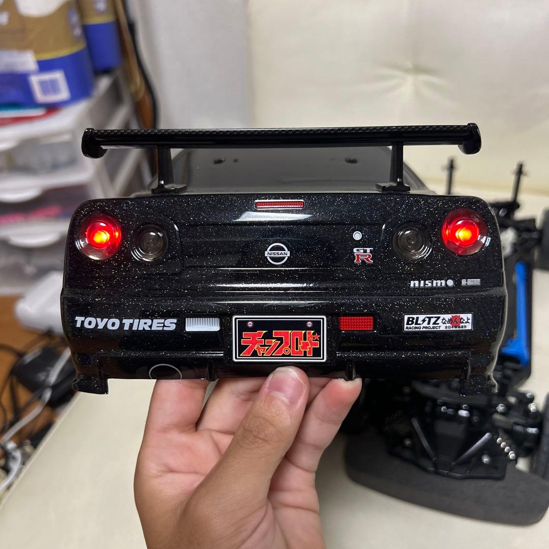 タミヤ　GT-R34 tt-02シャーシ　フルセット